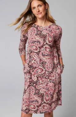 Wearever Knit Pleat-Back Dress