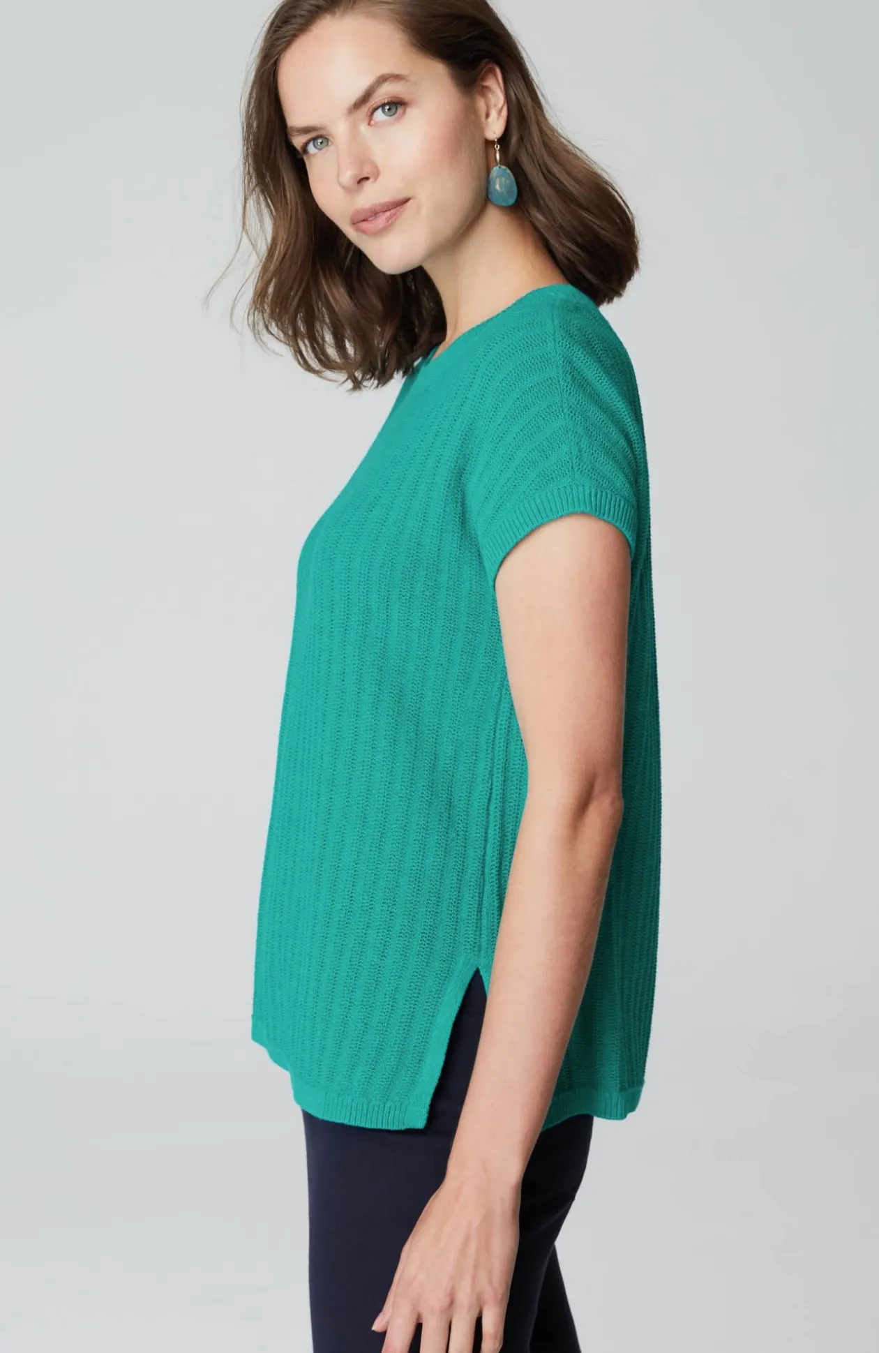 Wearever Lightweight Textured Pullover