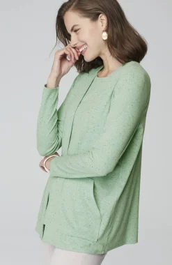 Wearever Open-Front Marled Jacket