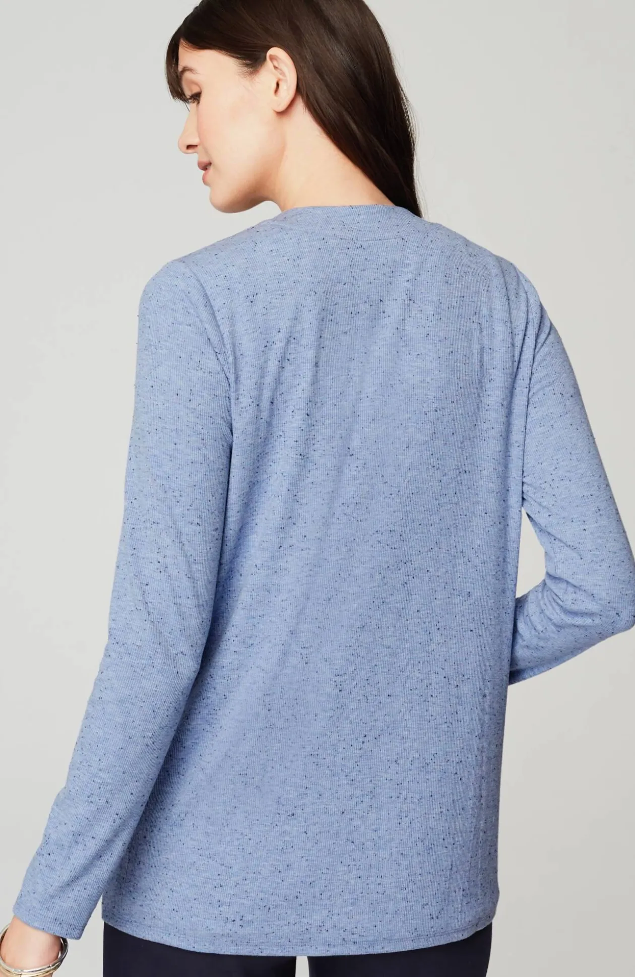 Wearever Open-Front Marled Jacket