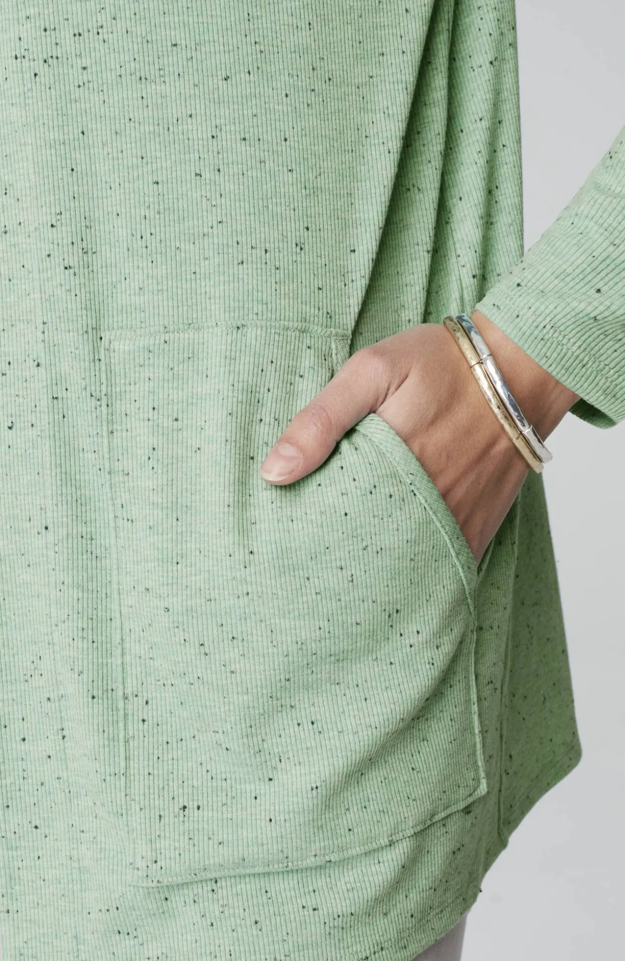 Wearever Open-Front Marled Jacket