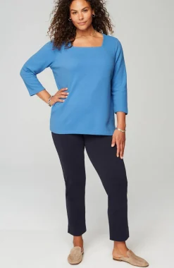 Wearever Ottoman Square-Neck Top