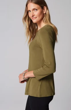 Wearever Seamed Peplum Top