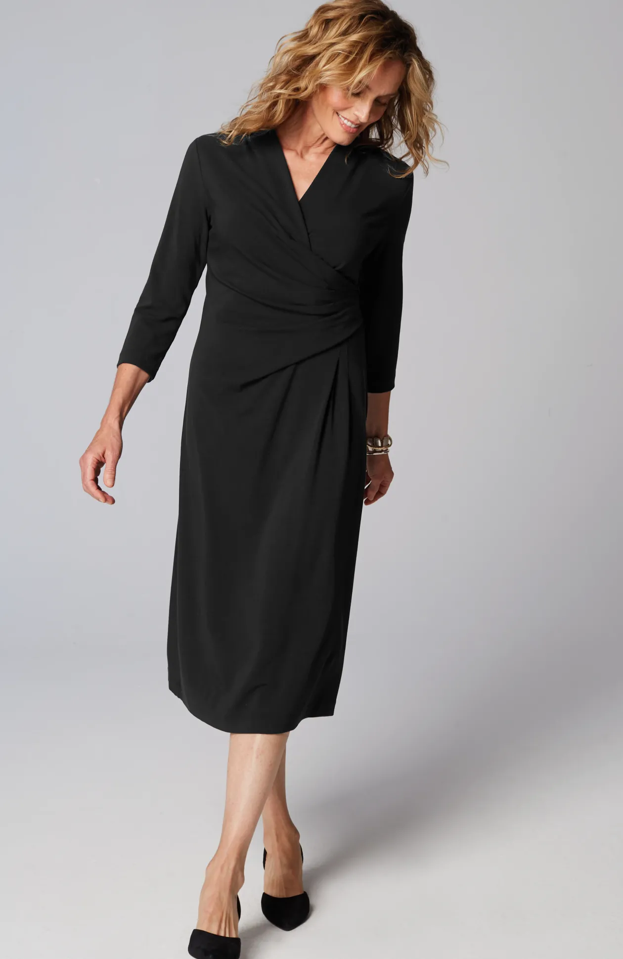 Wearever Side-Pleated Dress
