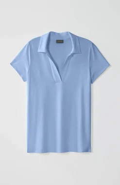 Wearever Slub-Knit Polo Top