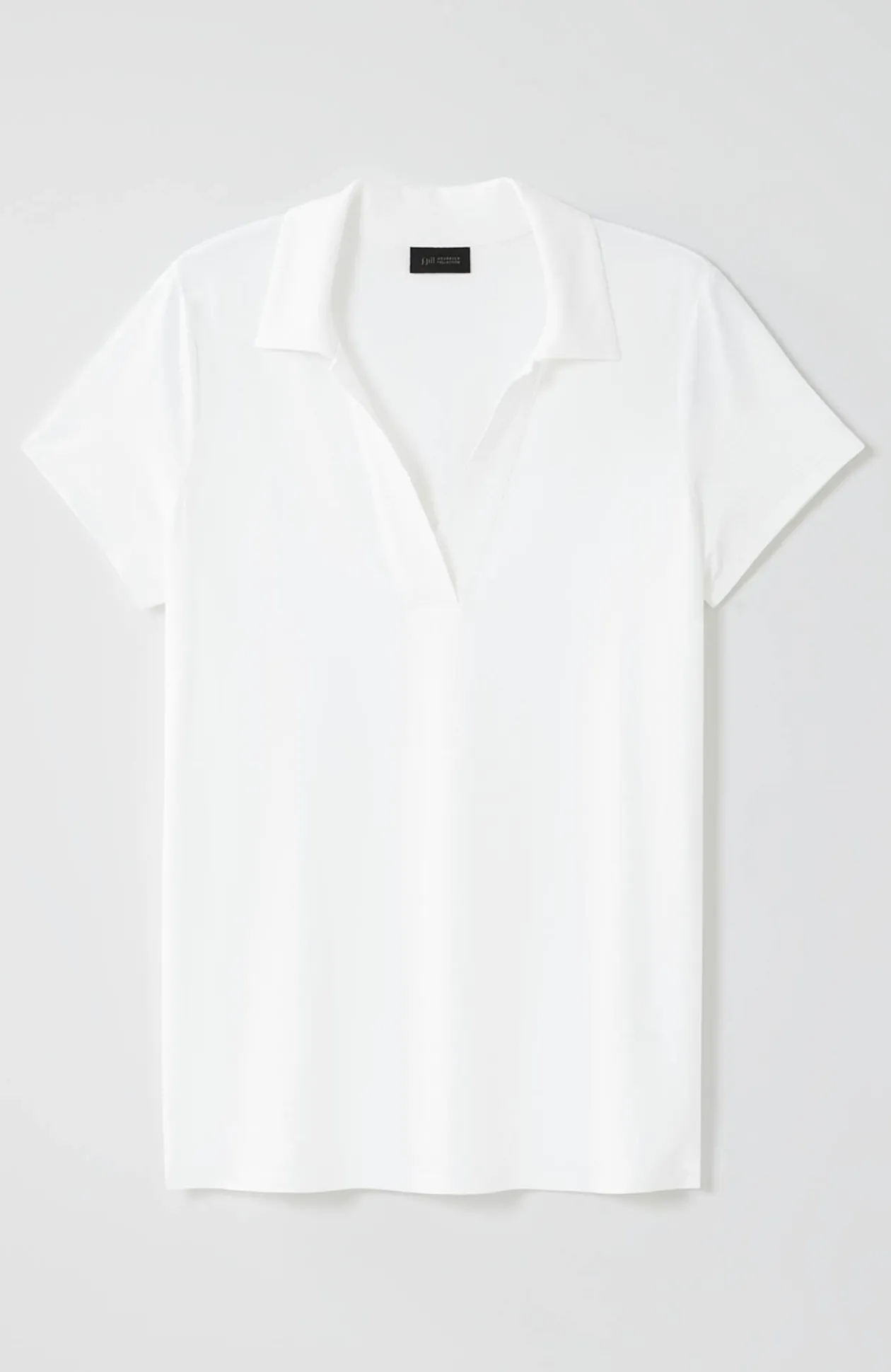Wearever Slub-Knit Polo Top