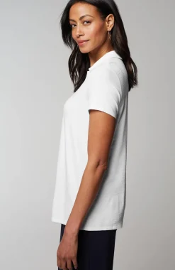 Wearever Slub-Knit Polo Top