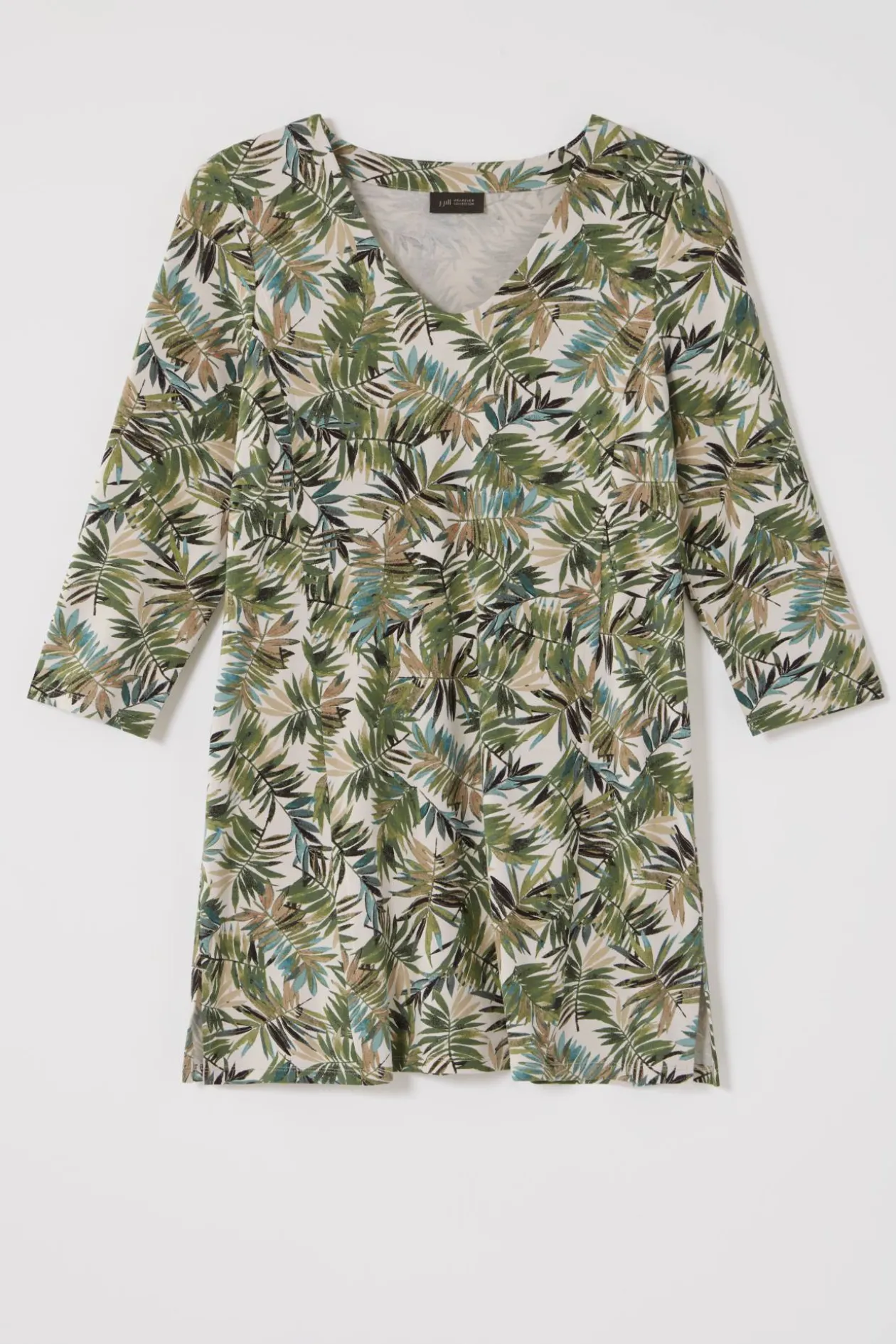 Wearever Soft-V-Neck Seamed Tunic