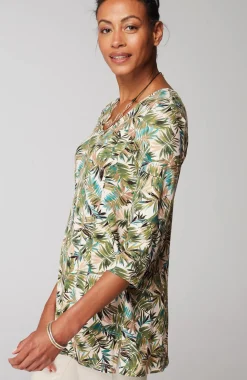 Wearever Soft-V-Neck Seamed Tunic