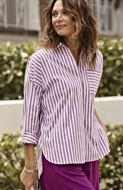 Wearever Stepped-Hem Button-Front Shirt