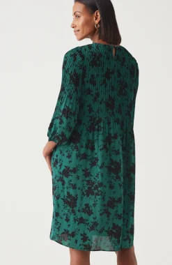 Wearever Sunburst-Pleated Dress