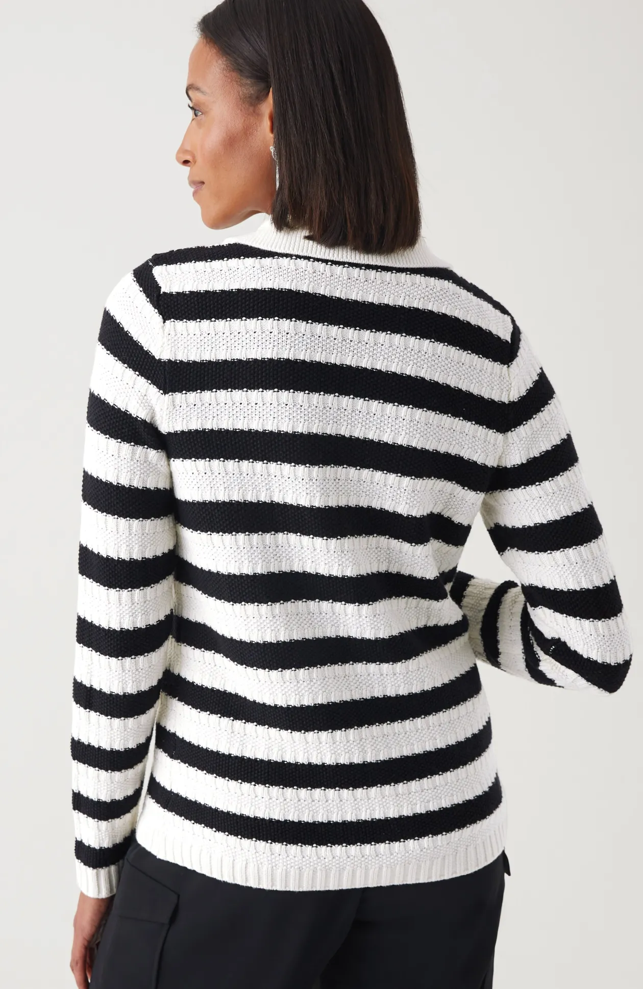 Wearever Textured Collared Cardi