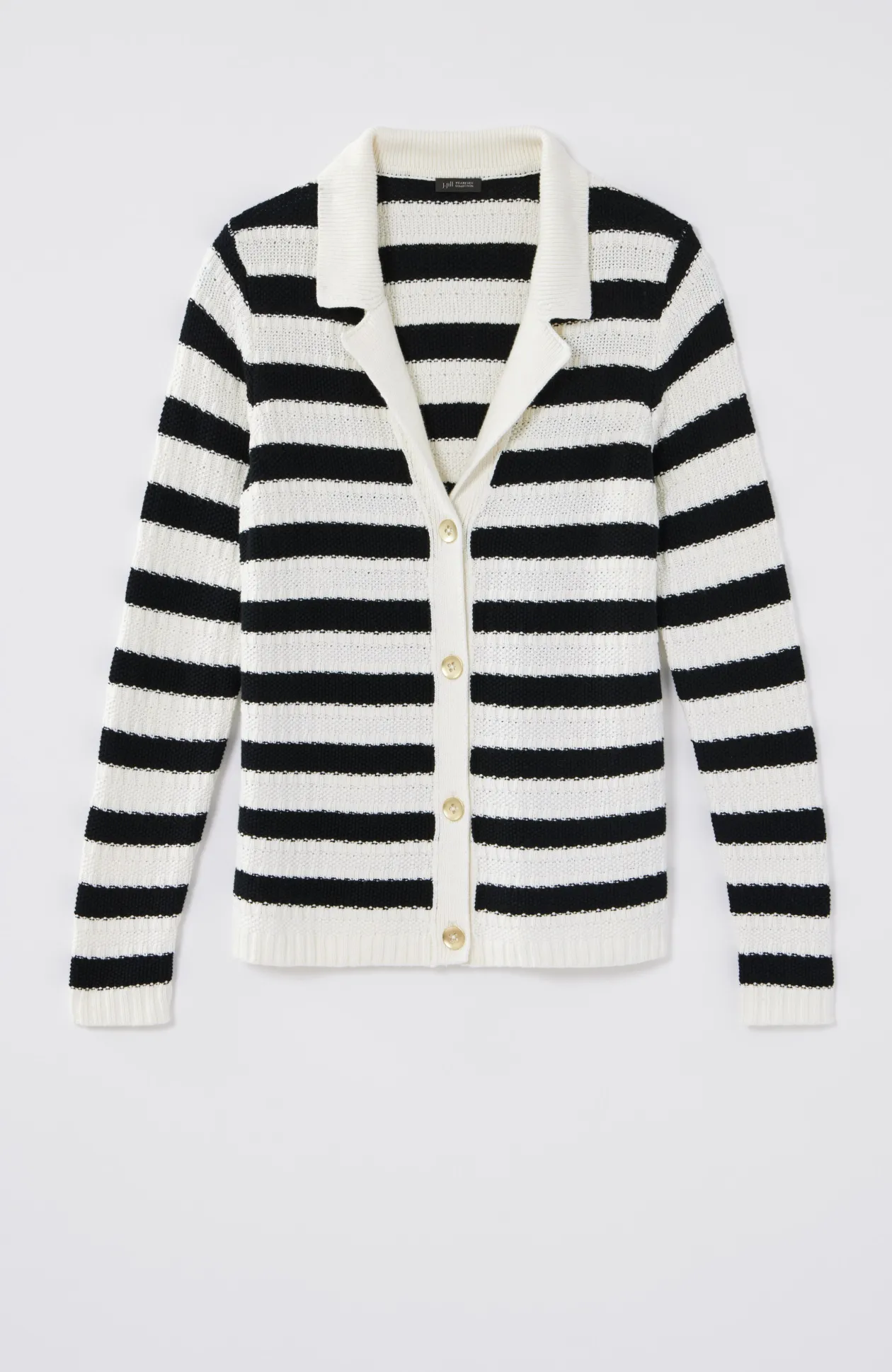 Wearever Textured Collared Cardi