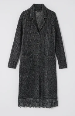Wearever Tweed Fringed Topper