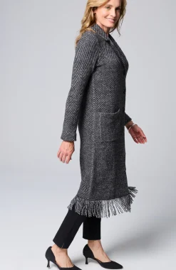 Wearever Tweed Fringed Topper
