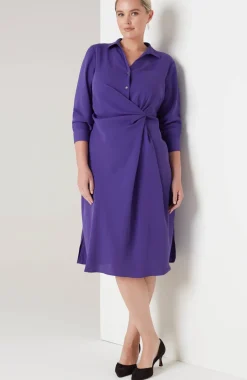 Wearever Twist-Front Shirtdress