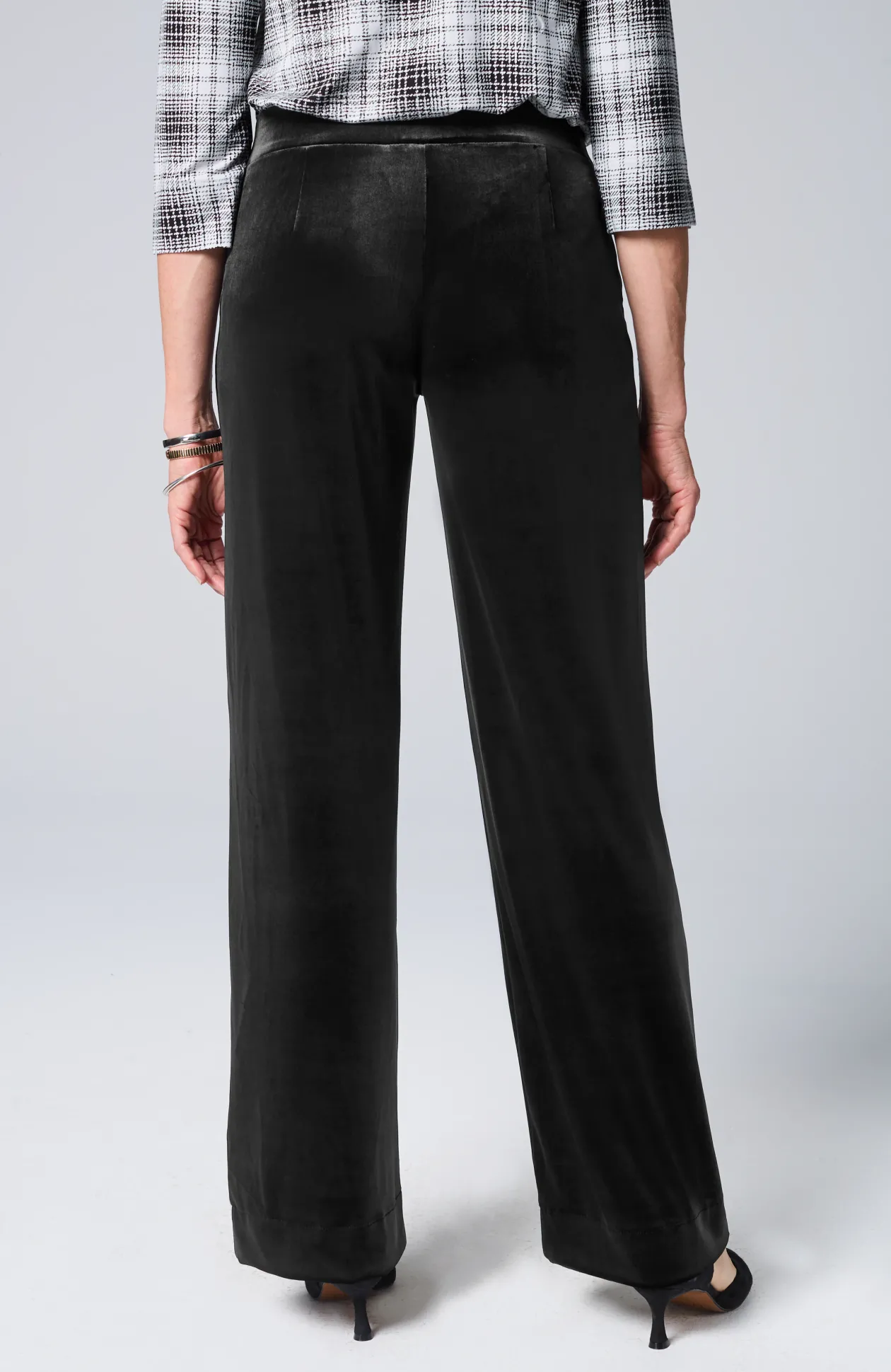 Wearever Velvet-Knit Straight-Leg Trousers