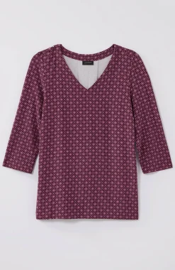 Wearever V-Neck Ballet-Sleeve Top