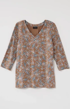 Wearever V-Neck Ballet-Sleeve Top
