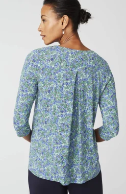 Wearever V-Neck Ballet-Sleeve Top