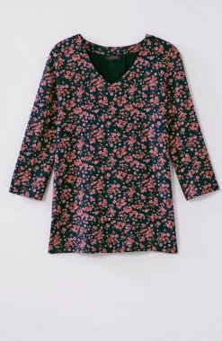 Wearever V-Neck Ballet-Sleeve Top