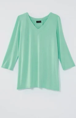 Wearever V-Neck Ballet-Sleeve Top