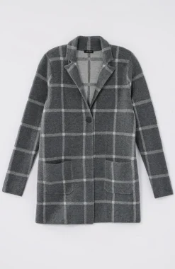 Wearever Windowpane Sweater-Jacket