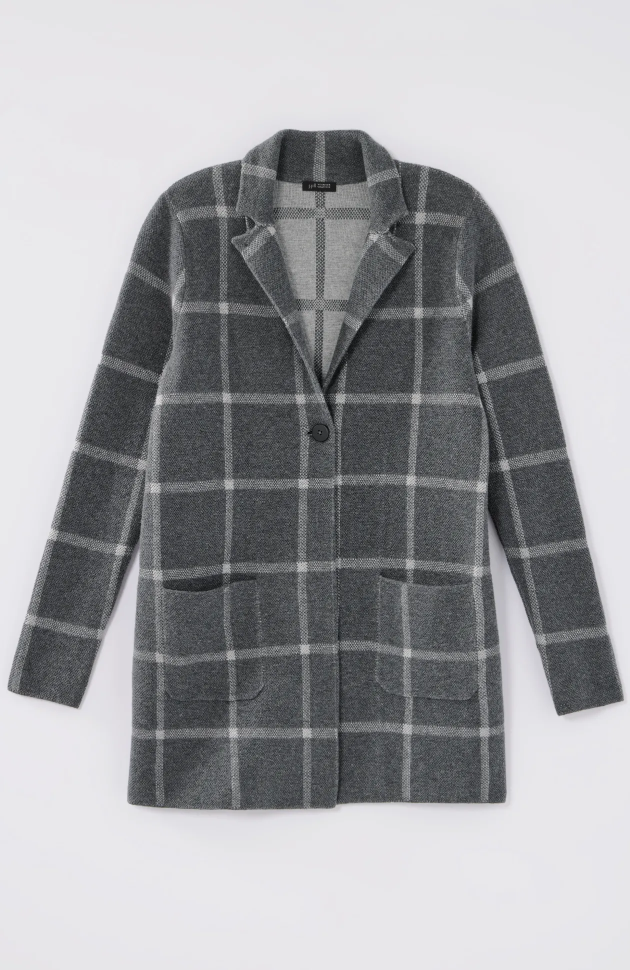 Wearever Windowpane Sweater-Jacket