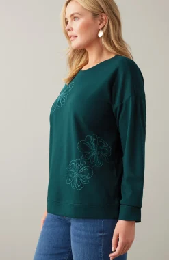 Wildflower Embroidered Sweatshirt