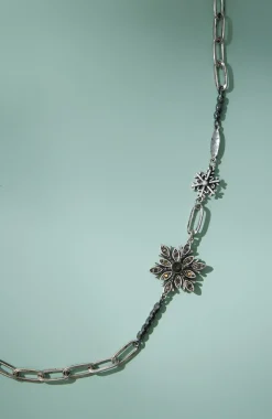 Winter Snow Station Necklace